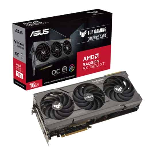 (image for) ASUS AMD Radeon RX 7800 XT TUF Gaming OC 16GB Graphics Card